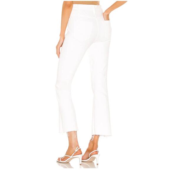 MOTHER The Hustler Ankle Fray in Fairest Of Them All white size 30 (New) - Picture 3 of 11